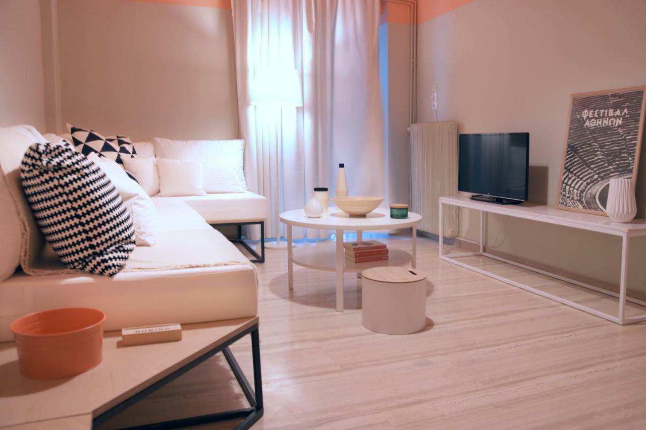 Elegant Coral Apartment Афины Экстерьер фото